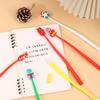 48Pcs Cartoon Christmas Gel Pens Children Gift Elk Snowman Ornamant Christmas Party Favor Gift Pen School Stationery Prize Office Gift Holiday Gift No