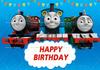 Boys Birthday Party Backdrop Thomas & Friends Train Railway Baby Shower Vinyl Banner Studio Photography Background Supplies