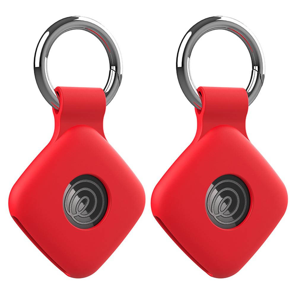 2 PCS Silicone Case for Tile Mate 2025 2025 Soft Flexible Scratch Resistant Cover W/ Keychain Holder Case Protective Cover