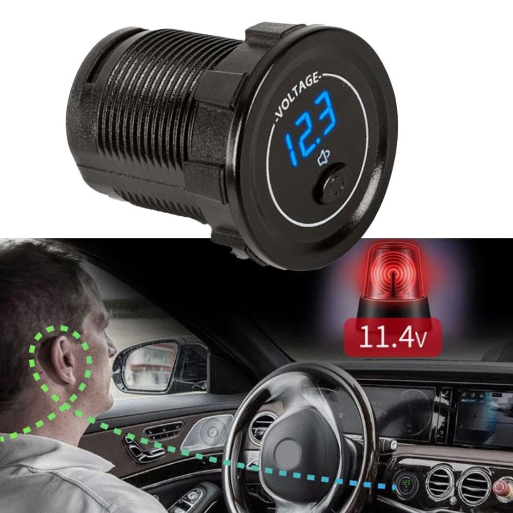 Motorbike Car Boat Name Panel Digital Voltage Meter Switch Design Digital Voltage Meter For Motorbike Car Boat