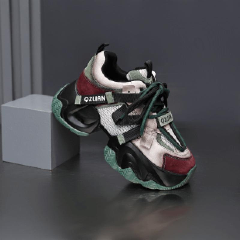 2025 New Classic Women's Sneakers Versatile Casual Shoes Thick Soled Height Boosting Lightweight Sports Running Shoes