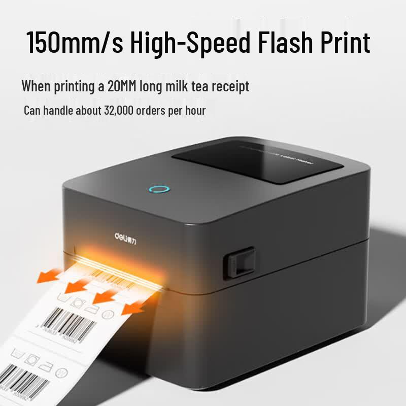 Deli Thermal Label Printer CN Plug (adapter Included)