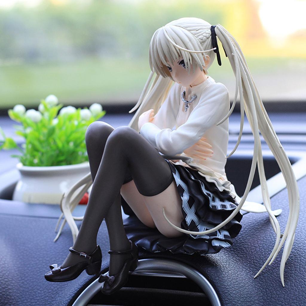 Anime Figure Kasugano sora sitting action figures Kasugano sora Figurine Doll PVC Model Toys Ornament Collection Statue Gift 9cm