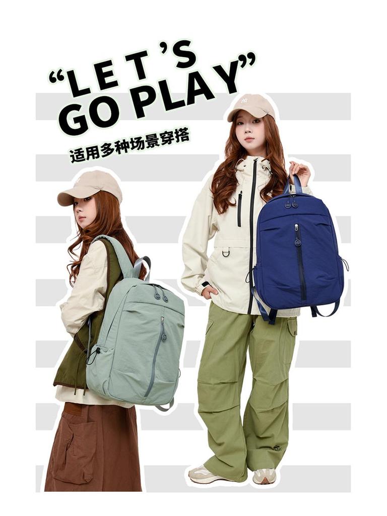 Women's Lightweight Waterproof Nylon Backpack - Versatile Outdoor, Travel & Mountaineering Bag with Large Capacity. Suitable for Men & Women.