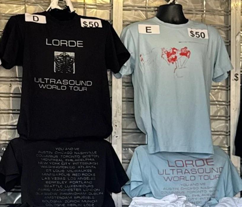Lorde Ultrasound World Tour 2026 Merch 2 Sides Reprint T-Shirt Gift for Fans All S