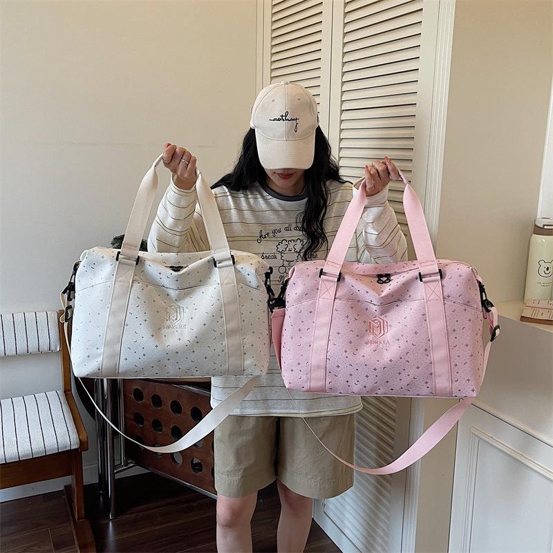 Large Capacity Crossbody Tote for Commuting and Yoga with Wet/Dry Separation