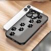Kitten Paw Prints Case for iPhone 15 Plus 12 17 Air 11 13 Mini 14 16e 17 16 Pro Max XS Back Phone Cover