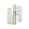 Brushed Stainless Steel Helical Hinge Square End 100x86mm Right - 1716GI