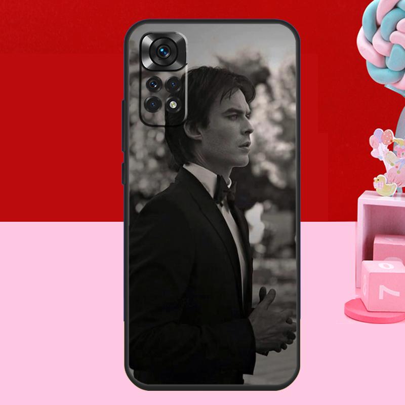 Damon Salvatore Vampire Diaries Case For Xiaomi Redmi Note 14 13 12 11 10 15 Pro Plus Redmi 15 C 13C 10C 12C 14C Soft Cover