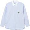 LACOSTE Shirts Men's E7B/Sky Blue Lapel Moderate CH2270-