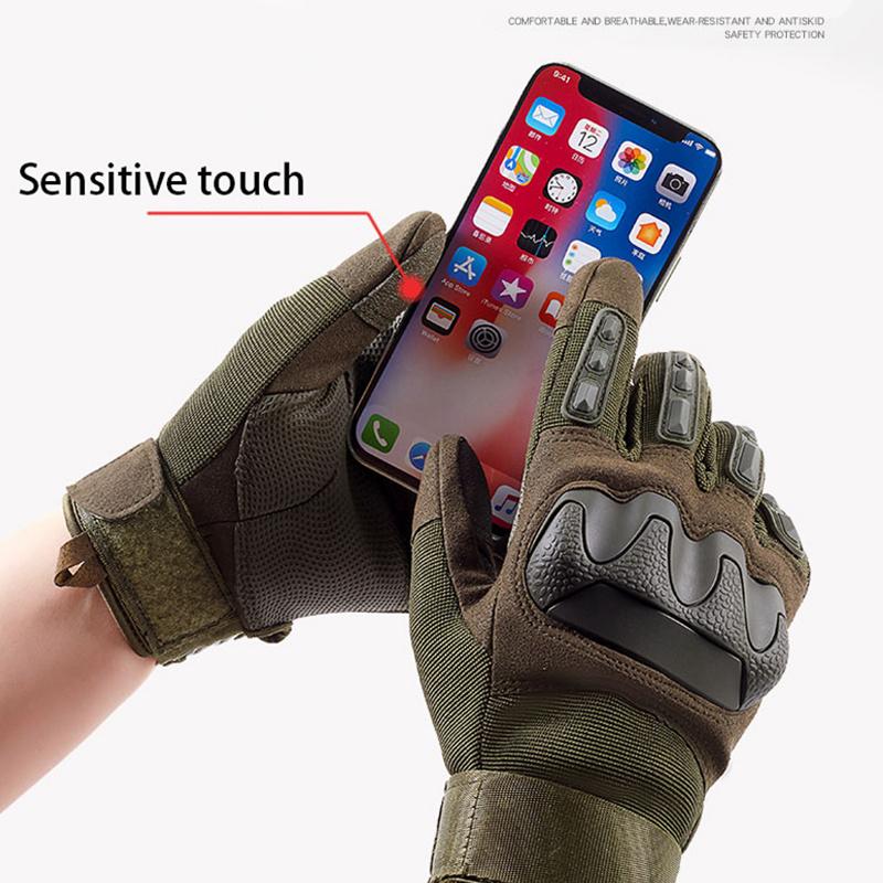 Touch Screen Tactical Gloves Men Antiskid Glove Airsoft Motorcycle Shooting Hiking Hunting Biking Full Finger Gloves