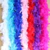 Feather Scarf Party Sequin Foil 2 Meters Long Adult Size Scarf Parties Celebrations Stage Performances Fluffy Scarf