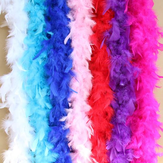 Feather Party Parties Sequin Foil 2 Scarf Celebrations Stage Performances Fluffy