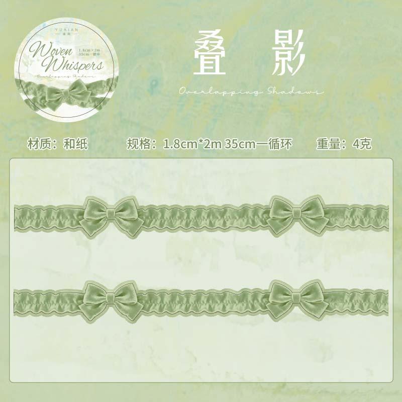 1pcs DIY Decoration Adhesive Tapes Japanese Weaving narrative Washi Tapes Masking Tapes stickers stationery