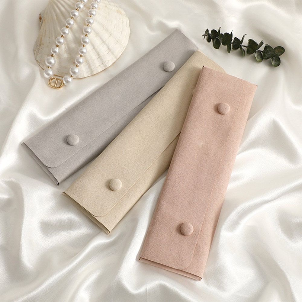 Exquisite Halskette Armband Pedant Display Modische Lagerung Beutel Geschenk Snap Verschluss Tasche