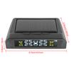 Car Tire Pressure Monitoring System Solar TMPS 4 Sensors Digital Display Tyre Tester Temperature Warning Automotive Accessories