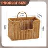 Spice Rack, Decorative Organizer Basket, Imitation Rattan, Multipurpose PE Container, Easy