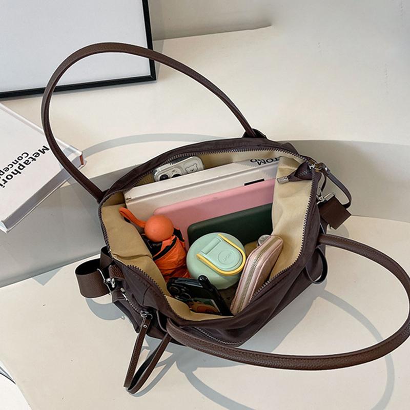 Nylon Oxford Bag Women Autumn and Winter Trendy Handbag Casual Tote Bag Large Capacity Shoulder Messenger Bag AVE