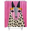 Animal Printed Shower Curtain Set Cute Cow & Sheep Pattern Waterproof Bath Decor Home Accessories In Multicolor