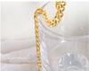 French Light Luxury Geometric Chunky Chain Bracelet, Gold-Plated Titanium Steel, Unique Design Jewelry Accessory