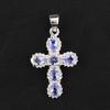Natural Tanzanite Pear Pendant 925 Sterling Silver Rhodium Plated Handmade Fine Jewelry Gift for Her