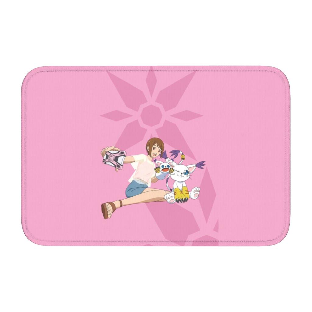 Digimons Adventure Anime Fußmatte Anti-Rutsch Bad Küche Willkommensmatte Toilettentür Boden Eingang Teppich Teppich Fußmatte