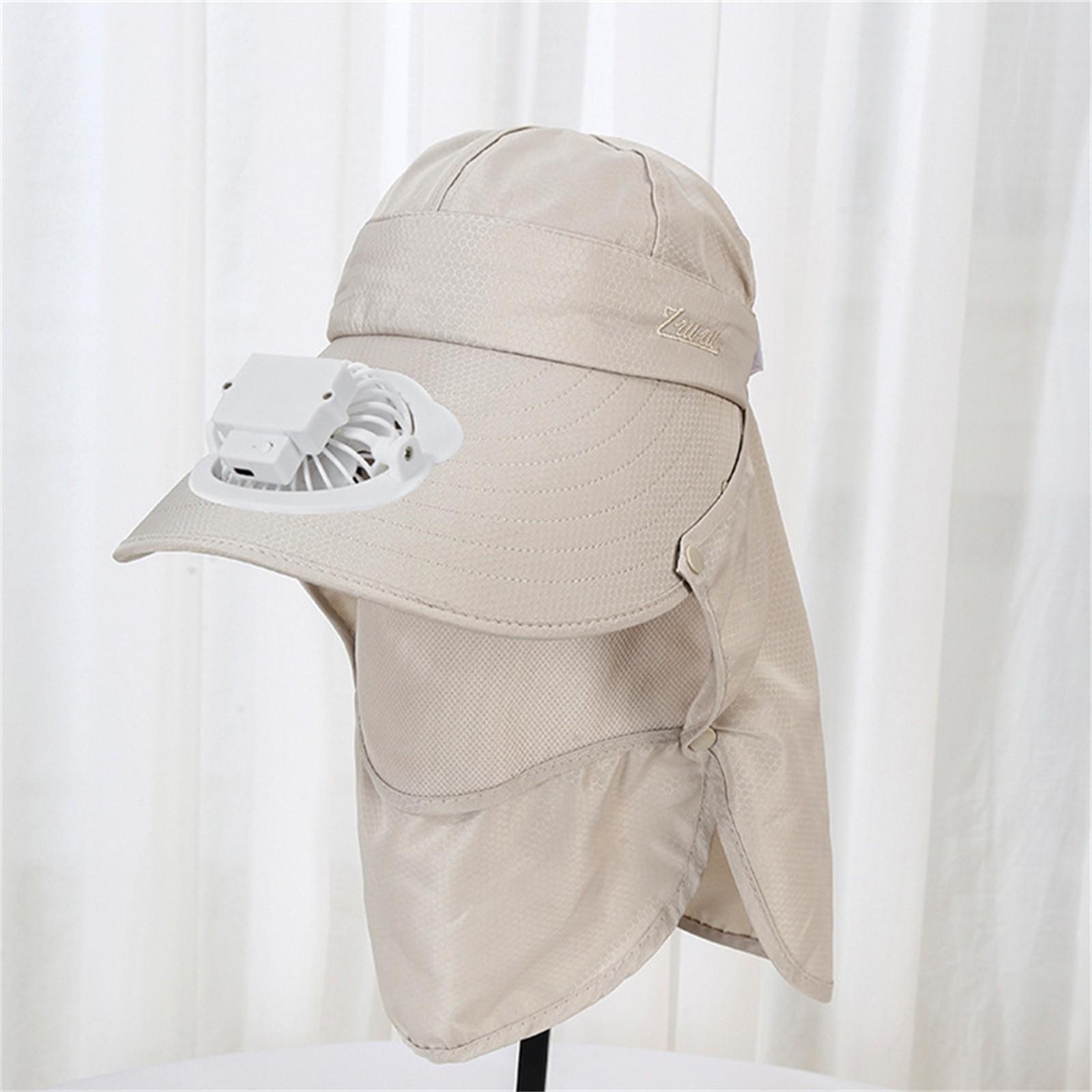 

Шляпа от солнца для альпинизма и рыбалки с большим солнечным вентилятором One Size хаки