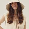 Marchen Objet wide leather strap bucket hat_3color