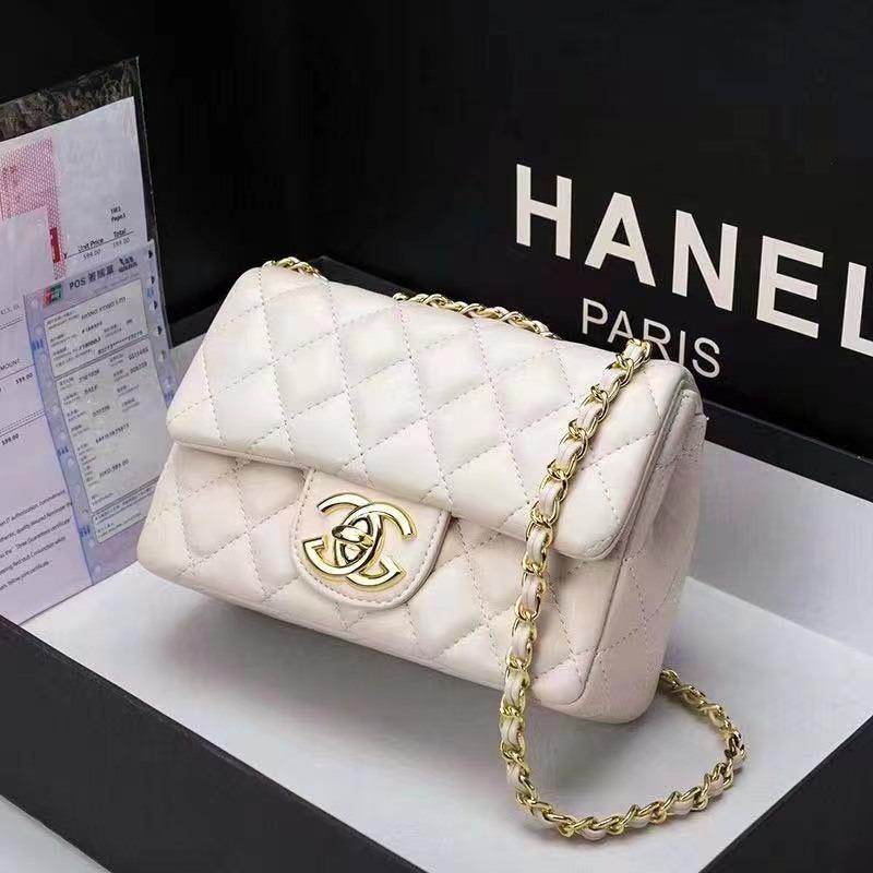 Leather Rhombus Women's Bag New Shoulder Armpit Bag Fashion Chain Bag Messenger Bag Bag
