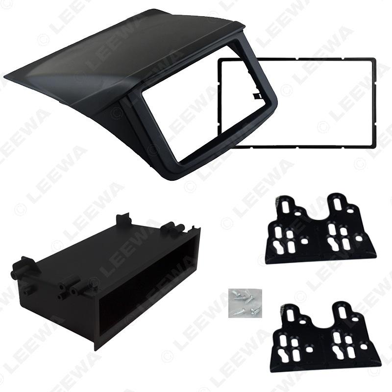 

Рамка для аудиосистемы Mitsubishi Pajero: 2DIN Панель-фасция с боксом для хранения Toyota. LEEWA