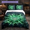 Werder Bremen Football 3 Piece Bedding Set Soft Duvet Cover Set with Pillowcases Printed Bedroom Decor Set for Home