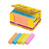 3M Klæbrige Super Neon 50 x 90 ark x 50 Post-it Notes, Klæbrige, Tynde, Små, Farver, 15mm, blokke, 7002SS-NE