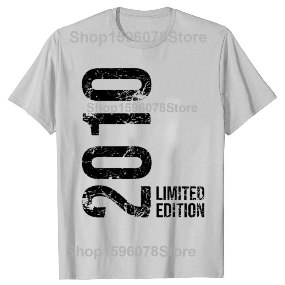 13th Birthday 13 Years Boy Girl Retro Vintage 2010 T Shirts Summer Graphic Streetwear Brother Sister Birthday Gifts T-shirt Men