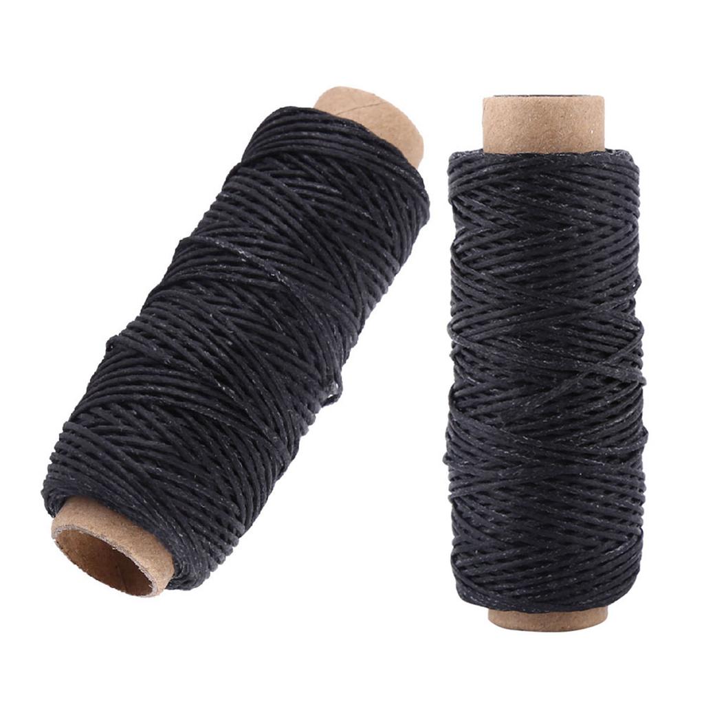1 szt. Woskowane nici do szycia na skórzane buty ręczne szycie rzemieślnicze 150D 50m