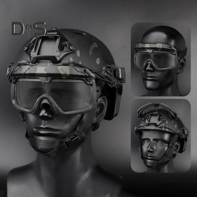 Tactical Anti Fog Goggles Anti-Scratch Lens Goggles Glasses 2 Modes Safety Goggles for Airsoft Paintball Hunting Hiking