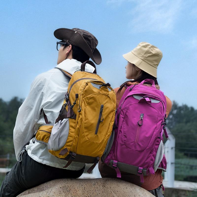 Large Capacity Mountaineering Backpack for Men Women Lightweight Outdoor Hiking Bag Simple Travel Backpack