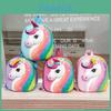 Cartoon Unicorn Eva Kids School Backpack With Glitter Hard Shell For Preschoolers