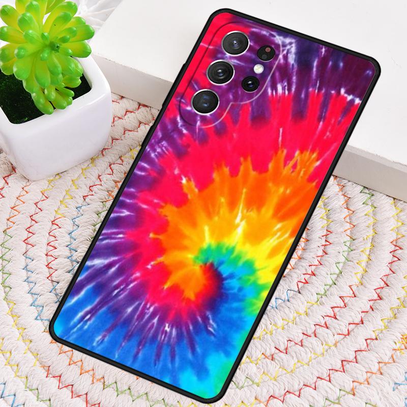 Colorful Tie Dye Rainbow Hippie Art Phone Case for Samsung Galaxy note 10 pro S26 Ultra S23 S24 FE S25 S21 S22 PLUS Cover