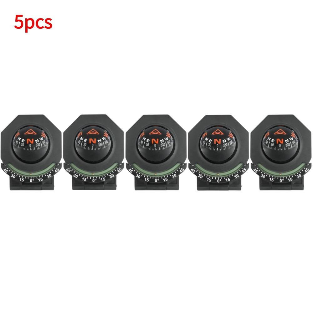 Car Dashboard Compass With Slope Meter 2-In-1 High Precision Navigation Car Mount Compass Ball for Car Boat Off Road Accessories