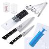Kai Seki Magoroku Knife and Cookware Set Includes a 165mm Santoku a 120mm Petty a Vacuum a Measuring and a Measuring Spoon Perfect for Single Living