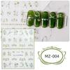 3D Geprägte Nail Art Aufkleber Bunte Blumen Nagelabziehbilder Selbstklebende Nageldesign Aufkleber für Nagelkunst Dekorationen
