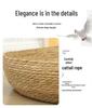 Rattan Woven Cat Nest: Handmade Cool Summer Bed, Universal for All Seasons