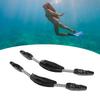 2PCS Diving Spring Fin Strap Stainless Steel Diving Fin Heel Strap with Quick Release Buckles for   Diving