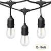 Solar S14 Outdoor LED E27/E26 Bulb String Lights for Garden and Holiday Decor