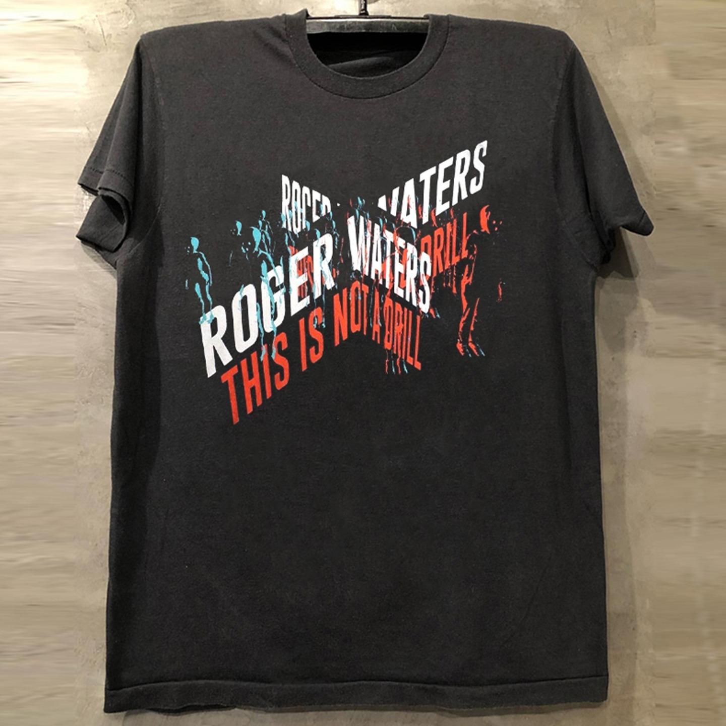 Роджер Уотерс Рокер Роджер Уотерс Летняя Хлопковая Короткий Рукав Женская Мужская Футболка Cec Американский Винтаж Маленький Круглый Вырез Мода S