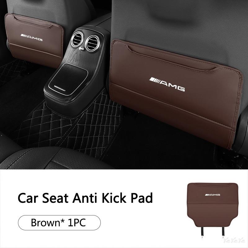 Car Storage Anti Kick Pad Protection Mat Seat Back Prevent Dirty For Benz AMG W204 W205 W203 W211 W212 W213 Accessories Stickers GZ3