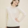 CHIQUITA Turtleneck T-Shirt (Cotton) Cream 233603Scr