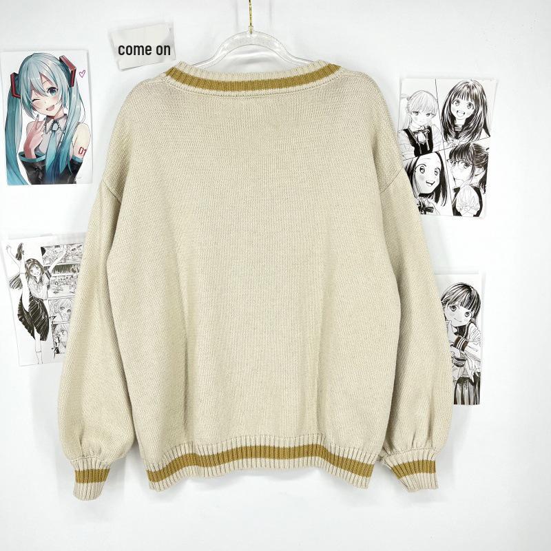 Sui Ying College Style Long-Sleeved Cardigan – Autumn/Winter JK Uniform Sweater