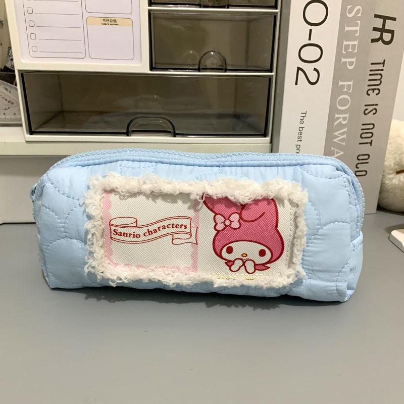 Cinnamoroll And Melody Design Pen Case With Large Capacity For Girls And Students