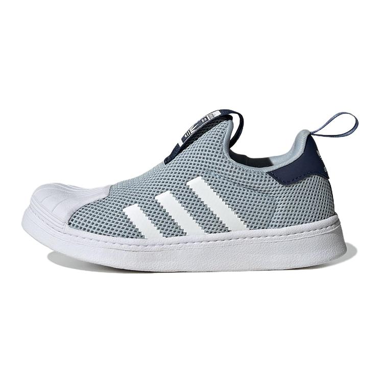 

Adidas Originals SUPERSTAR 360 Mesh Casual Abrasion Resistant Low top Kids Skateboarding Shoes Blue White Kids IF5917 28